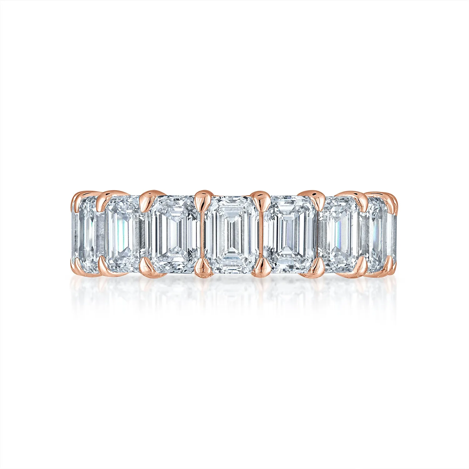 Emerald Cut Eternity Band - 7ct