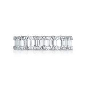 Emerald Cut Eternity Band - 7ct