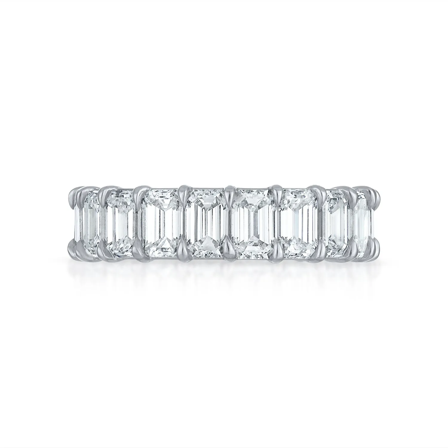Emerald Cut Eternity Band - 7ct