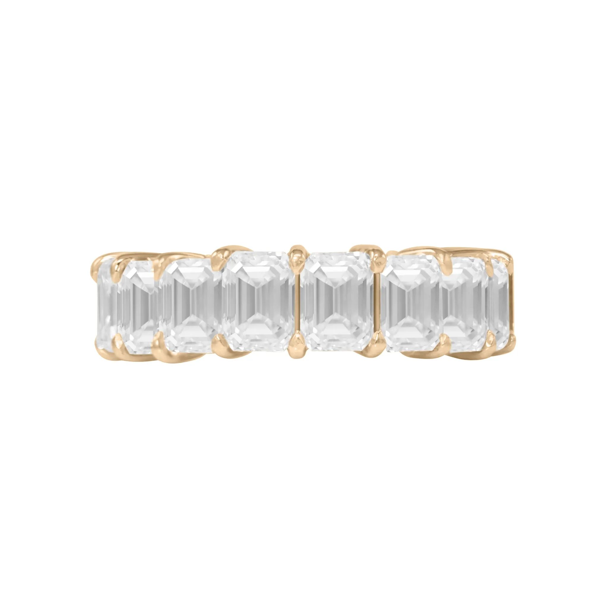Emerald Cut Eternity Band
