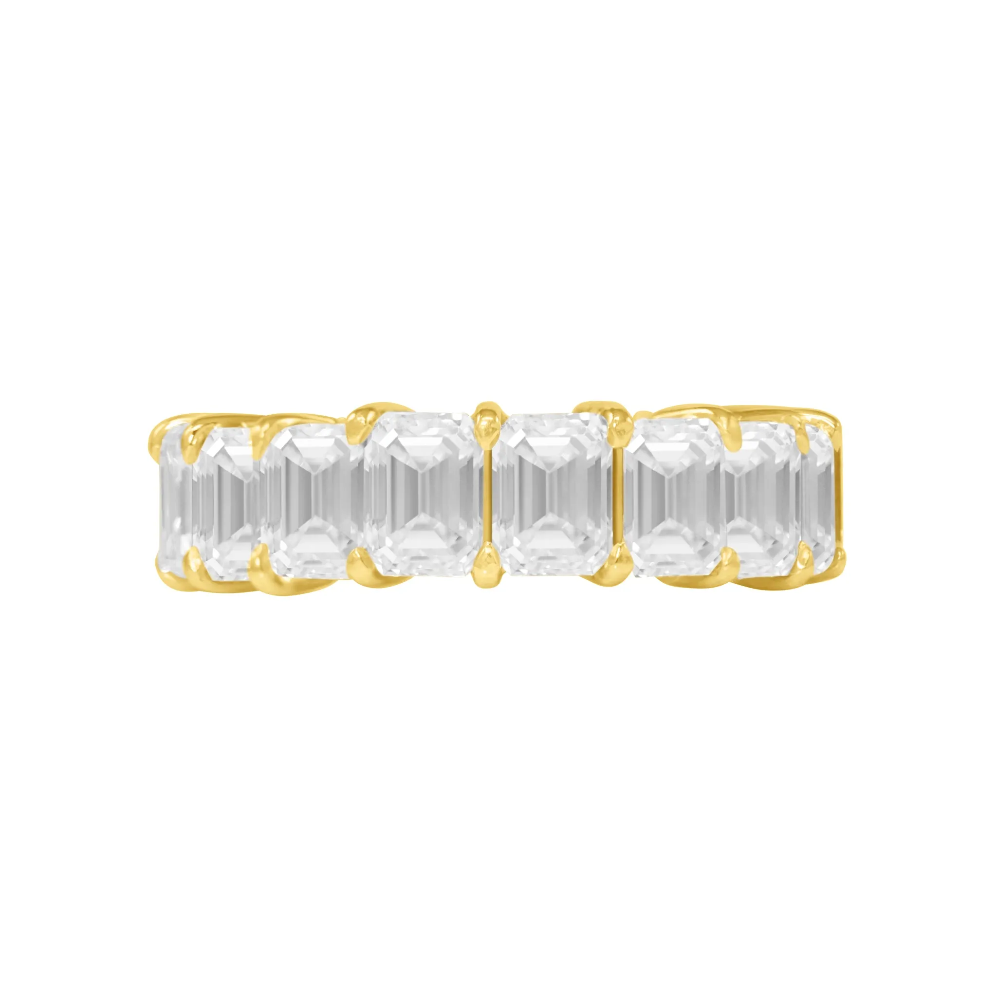 Emerald Cut Eternity Band