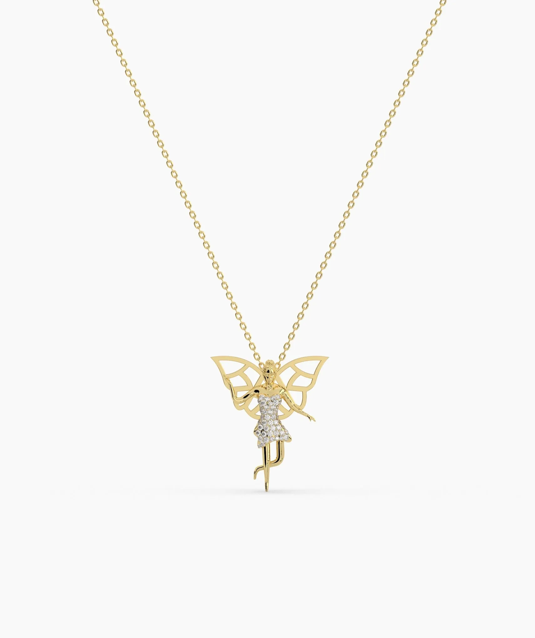 Enchanted Fairy Gold Necklace