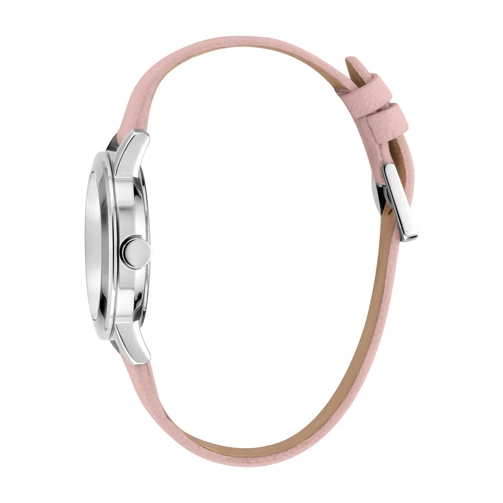 Esprit Ladies Stainless Steel Watch White Dial & Leather strap