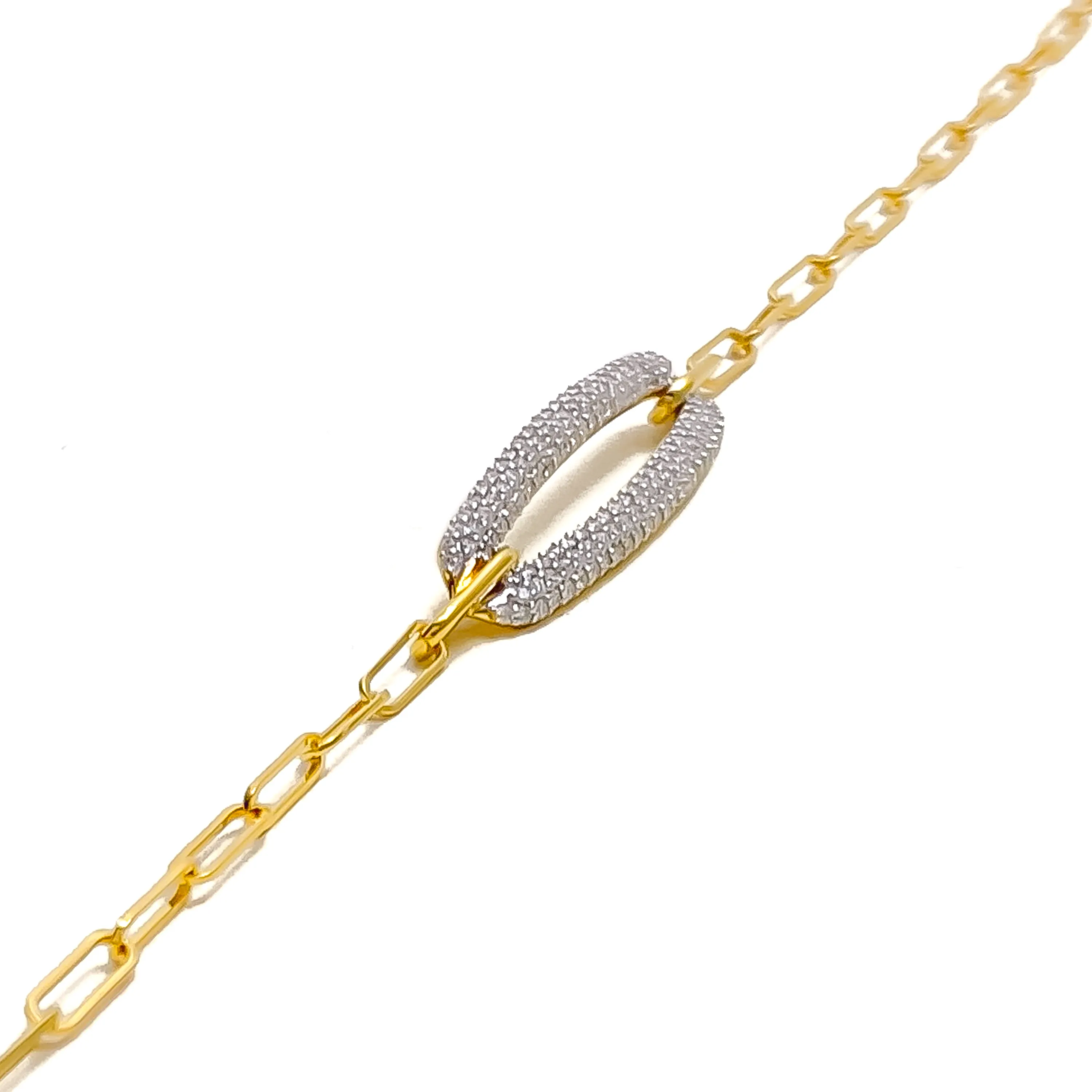 Eternal Radiant Diamond   18k Gold Bracelet