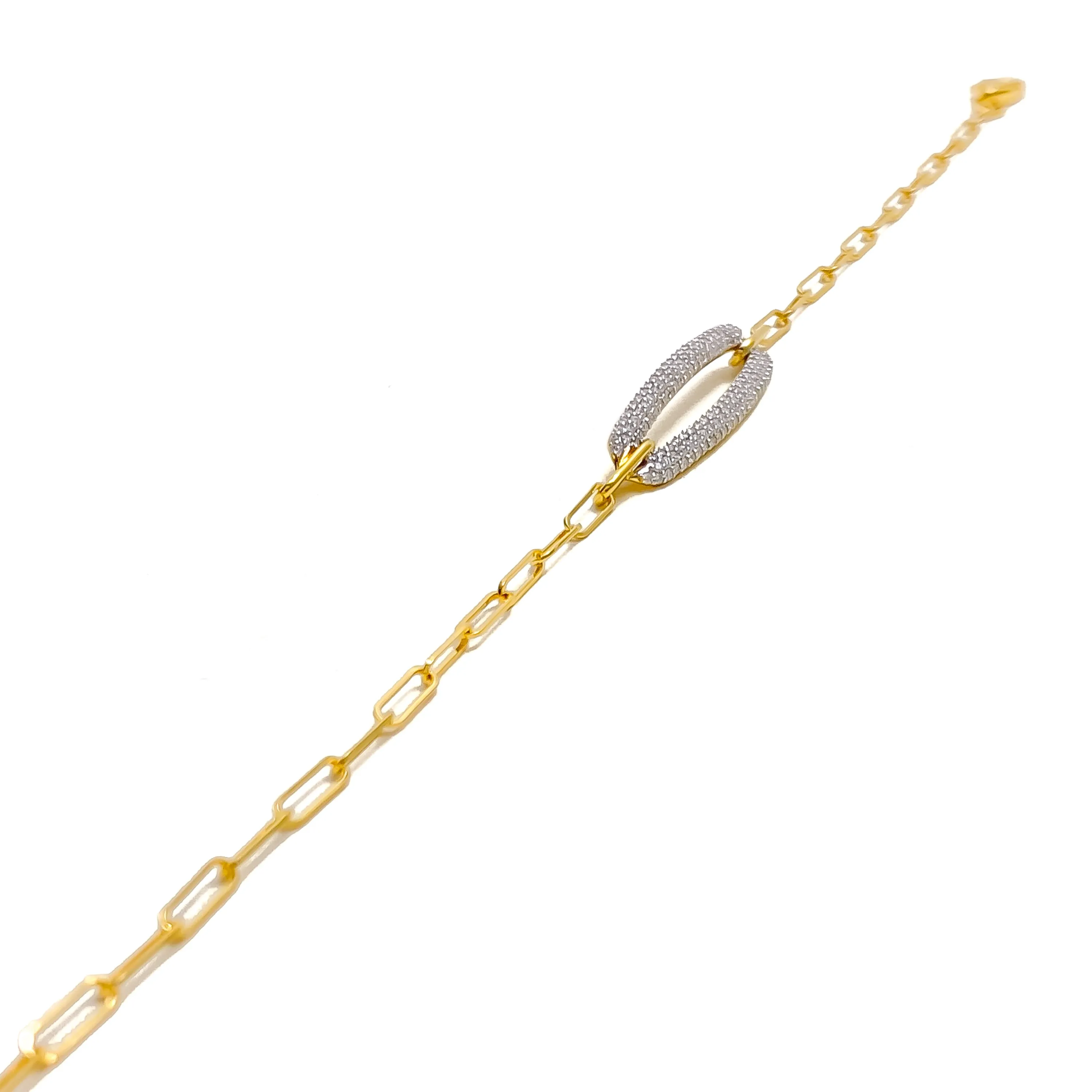 Eternal Radiant Diamond   18k Gold Bracelet