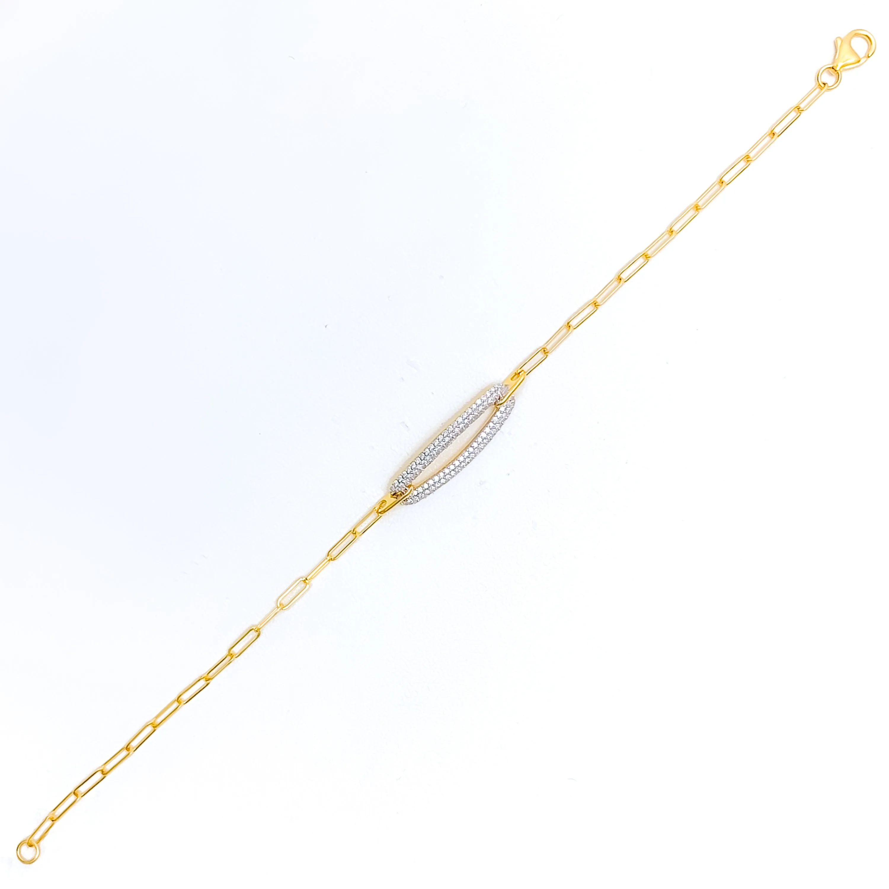 Eternal Radiant Diamond   18k Gold Bracelet