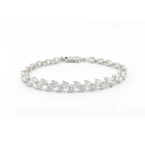 Eternity Pear Diamond Bracelet