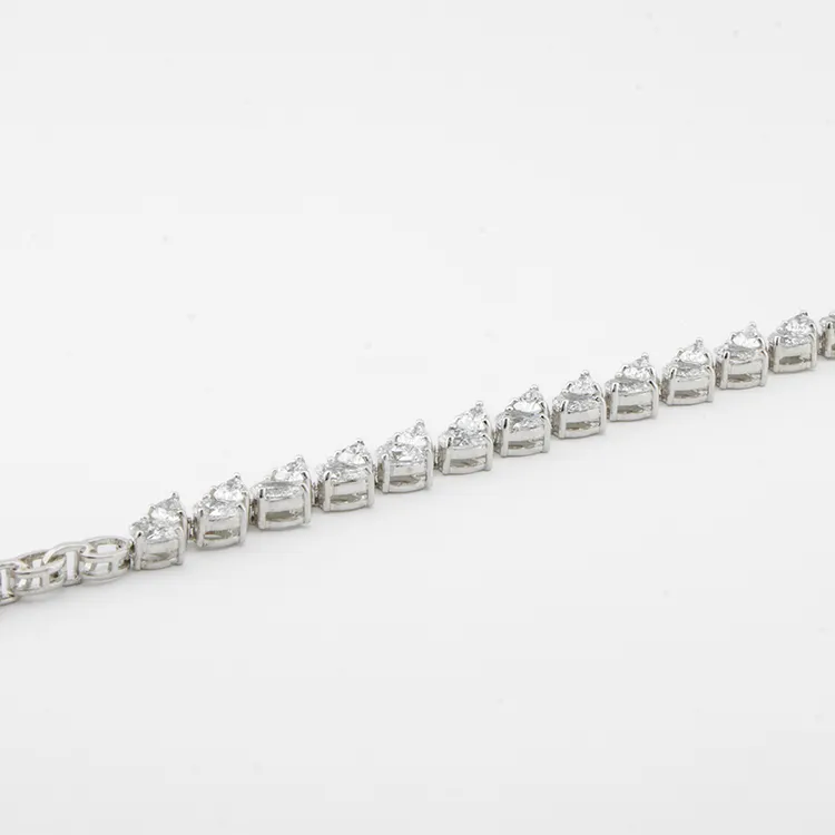 Eternity Pear Diamond Bracelet