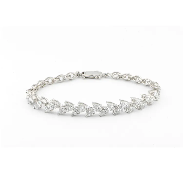 Eternity Pear Diamond Bracelet