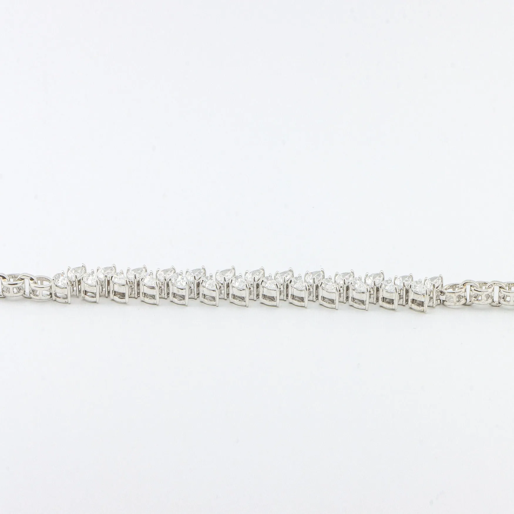 Eternity Pear Diamond Bracelet
