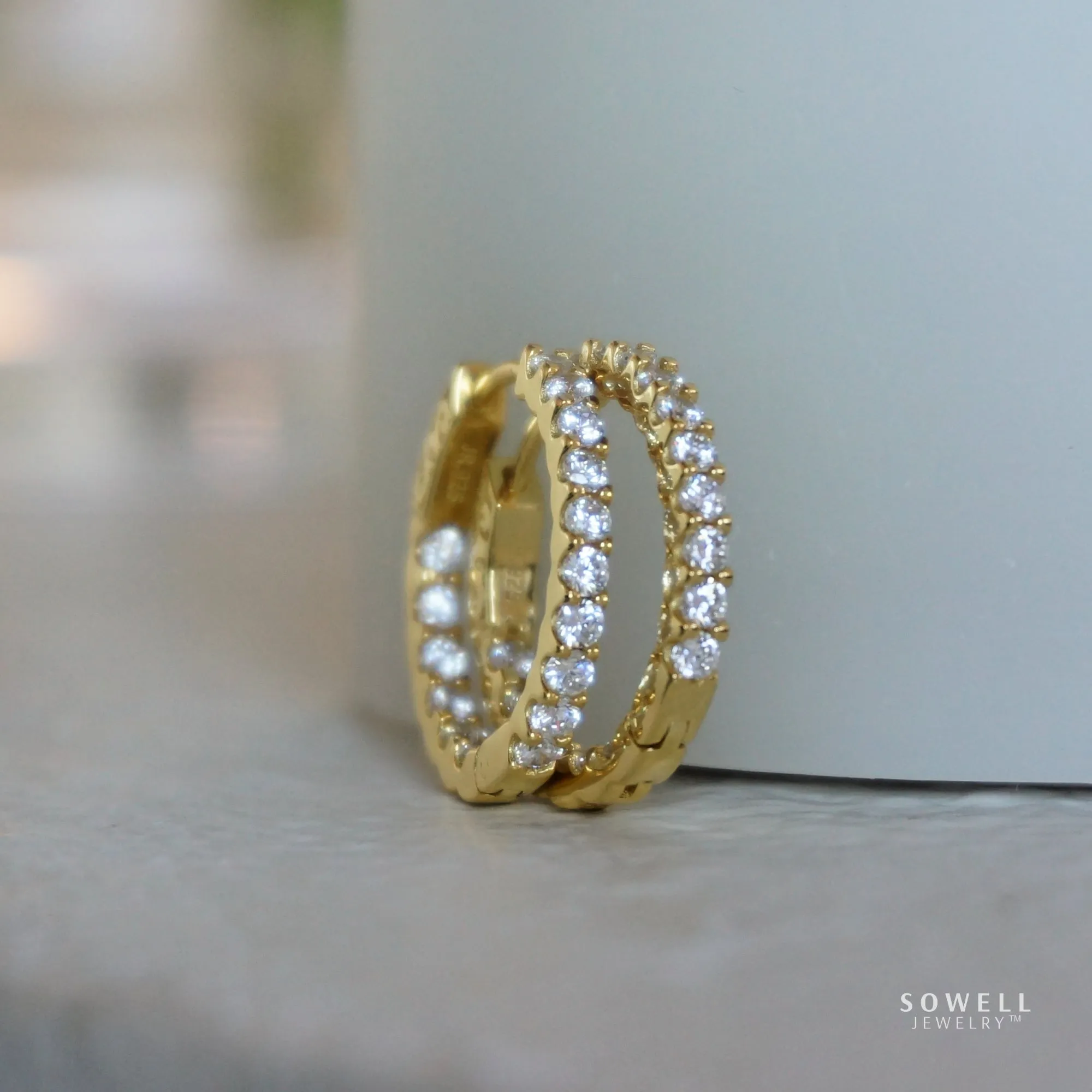 Evelyn Gold Hoop Earrings