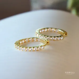 Evelyn Gold Hoop Earrings