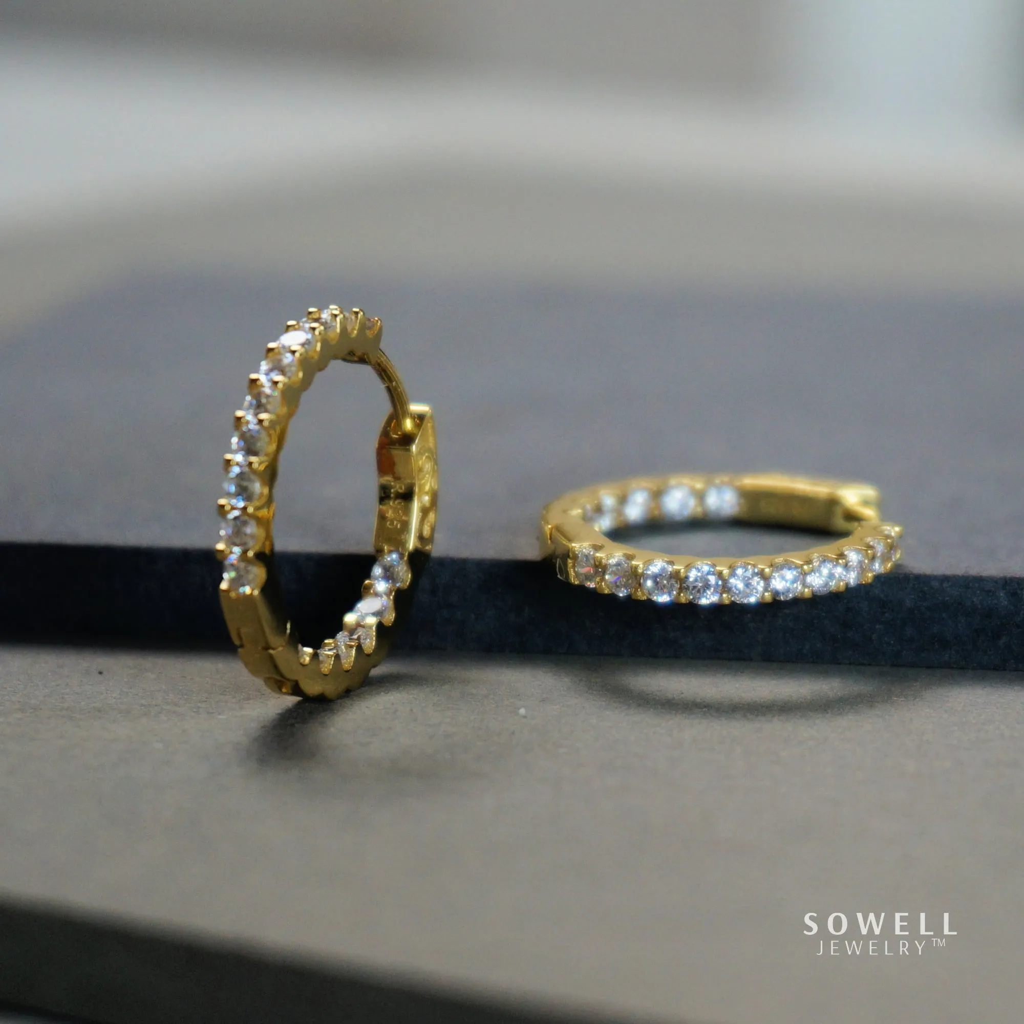 Evelyn Gold Hoop Earrings