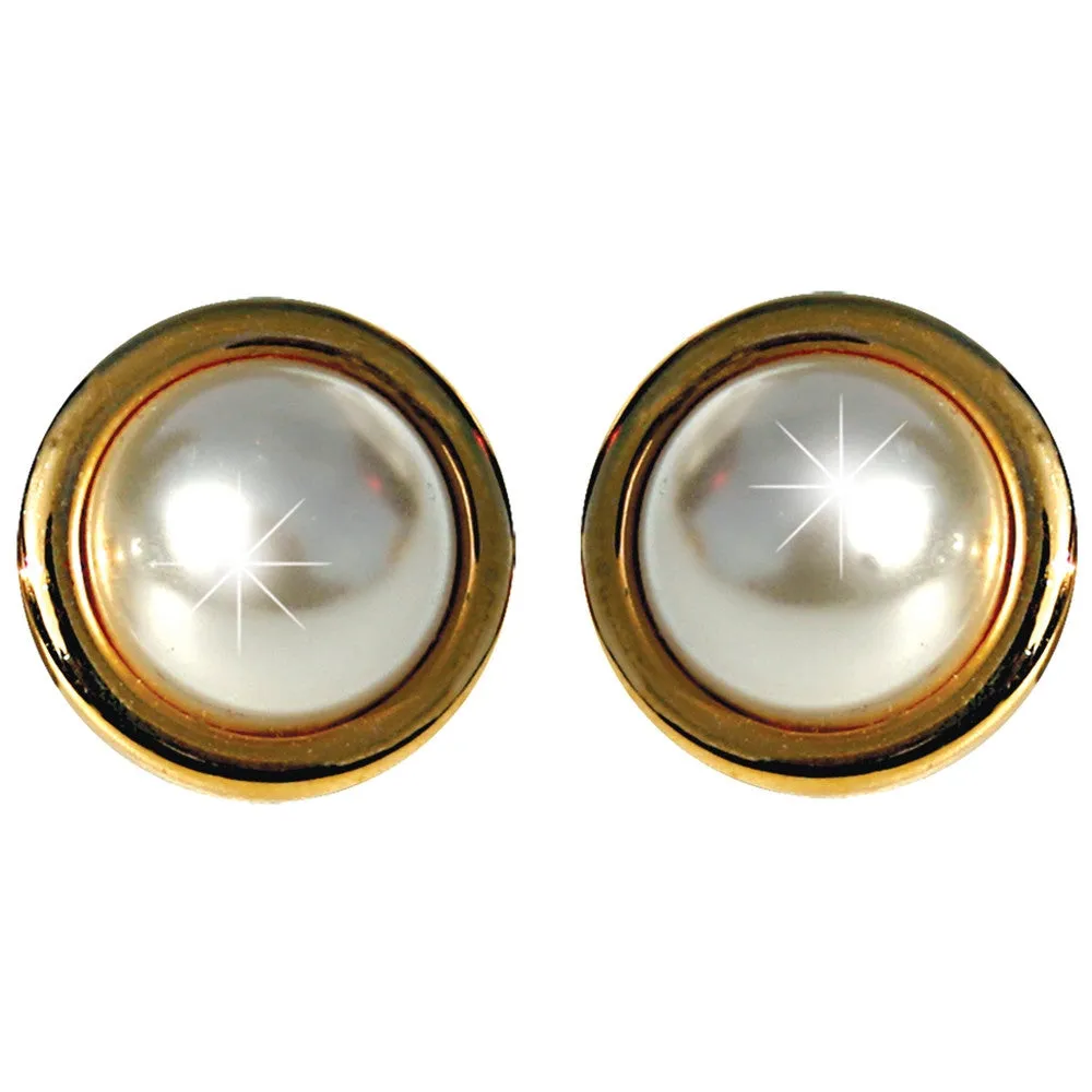 Faux Pearl Earrings