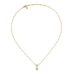 FLORA NECKLACE WITH DIAMONDS