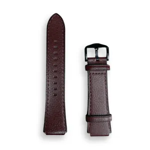 Fossil 22mm Dark Brown Leather Men Watches Strap FS5798S