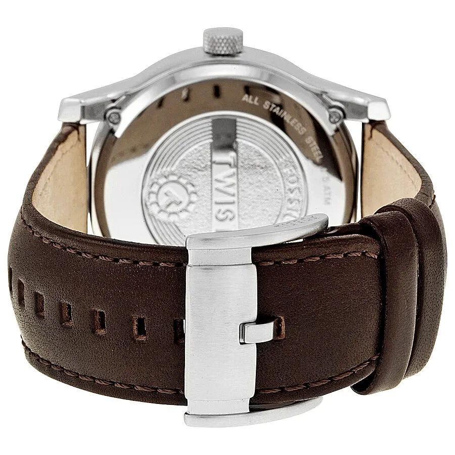 Fossil Multi-function Twist Taupe Cut Away Dial Men's Watch ME1098