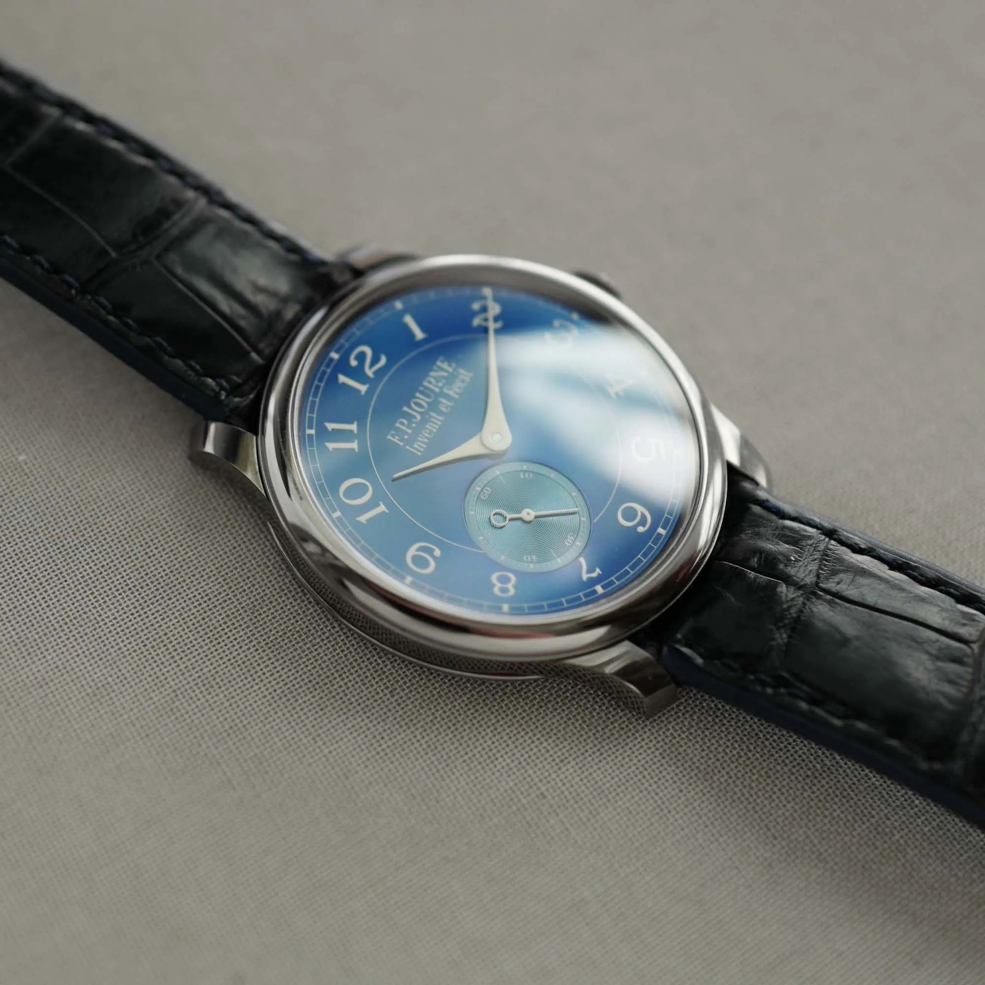 F.P. Journe Tantalum Chronometre Bleu Watch with Original Box and Warranty Card