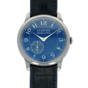 F.P. Journe Tantalum Chronometre Bleu Watch with Original Box and Warranty Card