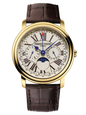 FREDERIQUE CONSTANT CLASSICS BUSINESS TIMER QUARTZ WATCH