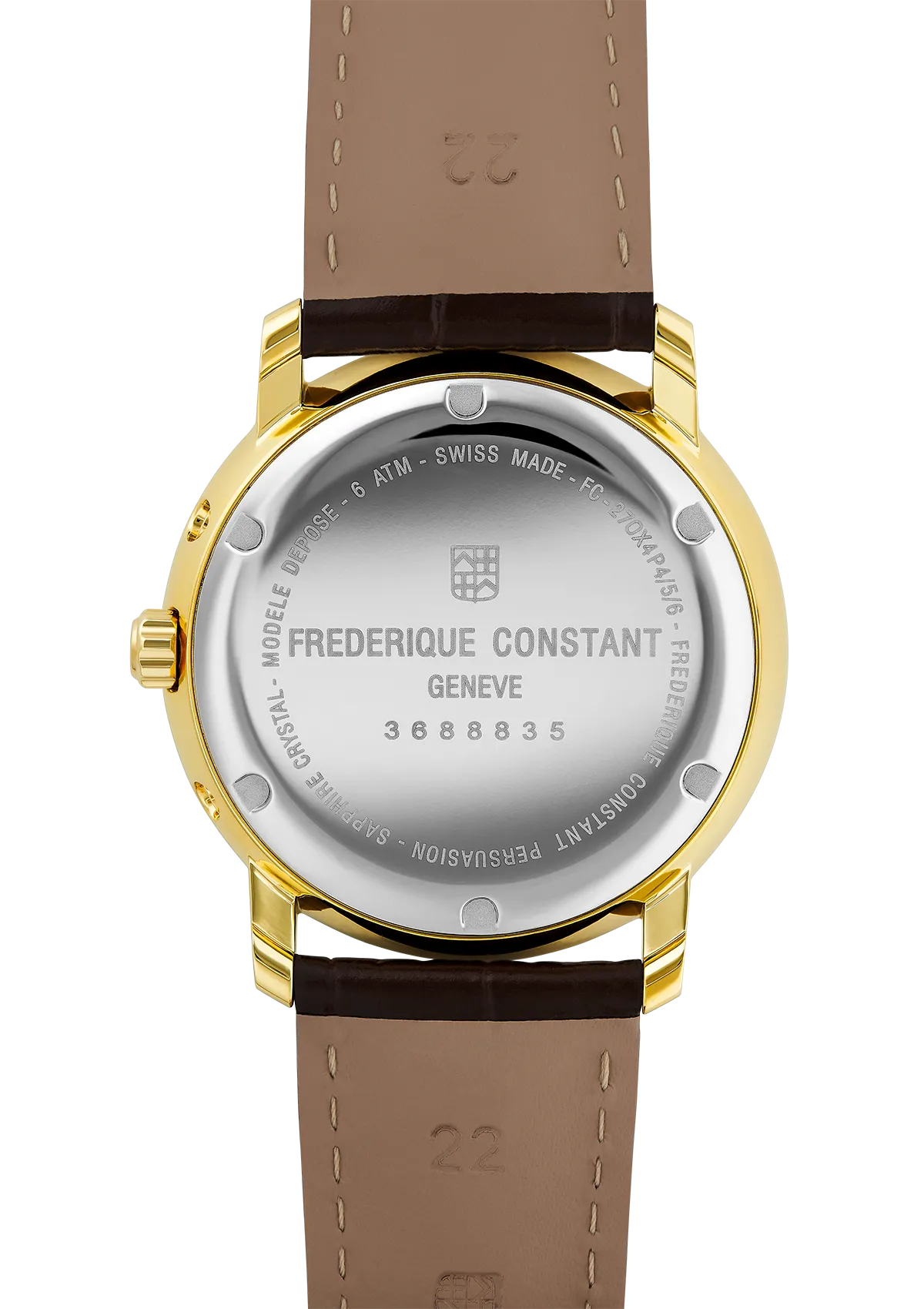 FREDERIQUE CONSTANT CLASSICS BUSINESS TIMER QUARTZ WATCH