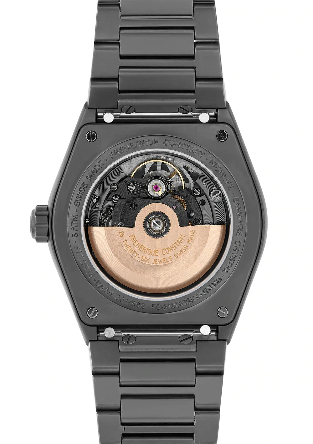 FREDERIQUE CONSTANT HIGHLIFE AUTOMATIC SKELETON PVD