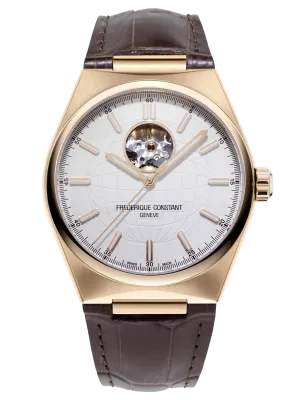 FREDERIQUE CONSTANT HIGHLIFE HEART BEAT RG PLATED WHITE DIAL