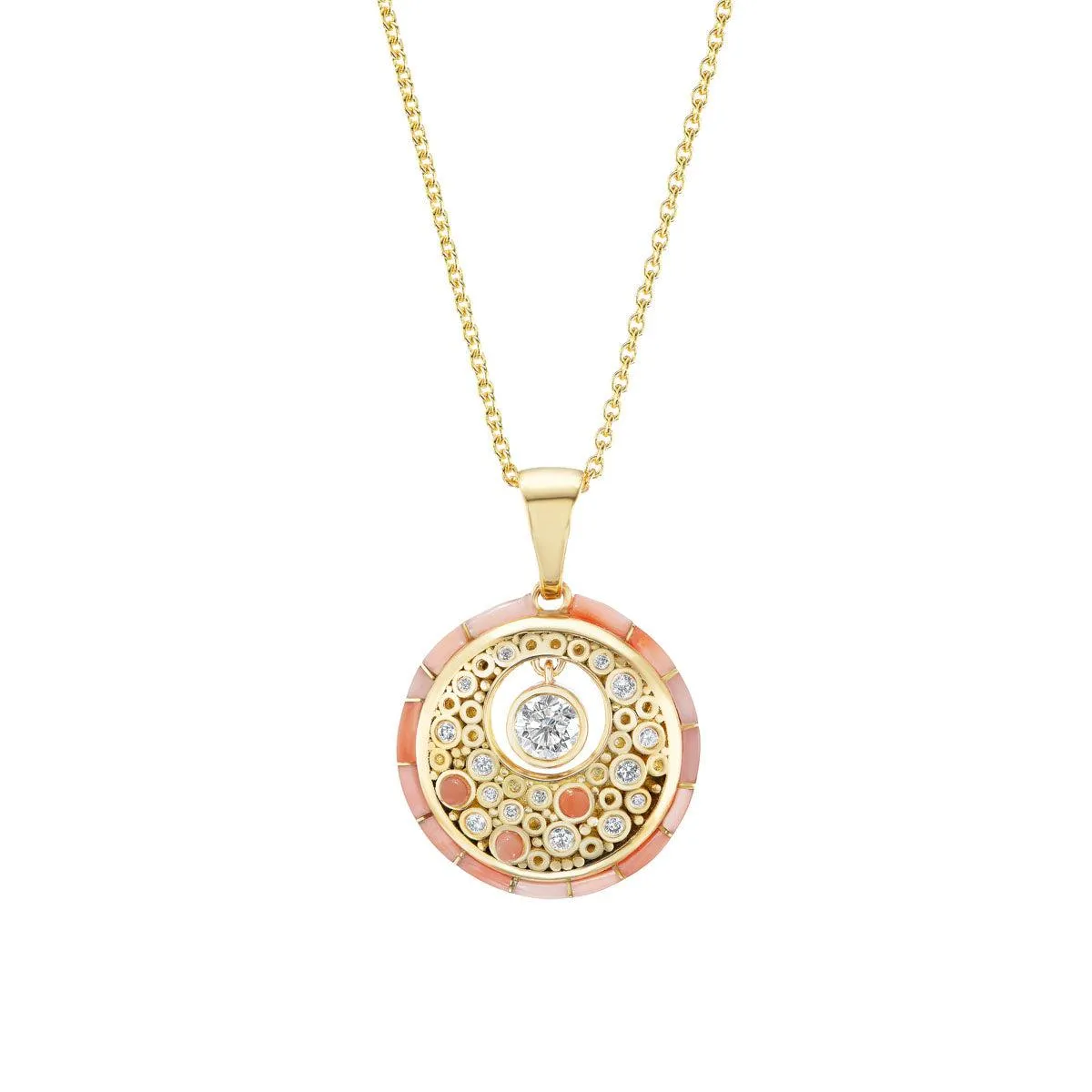 Galaxy Pendant Small (Pink Coral)