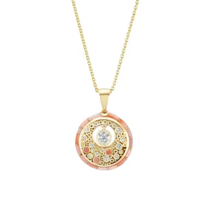 Galaxy Pendant Small (Pink Coral)