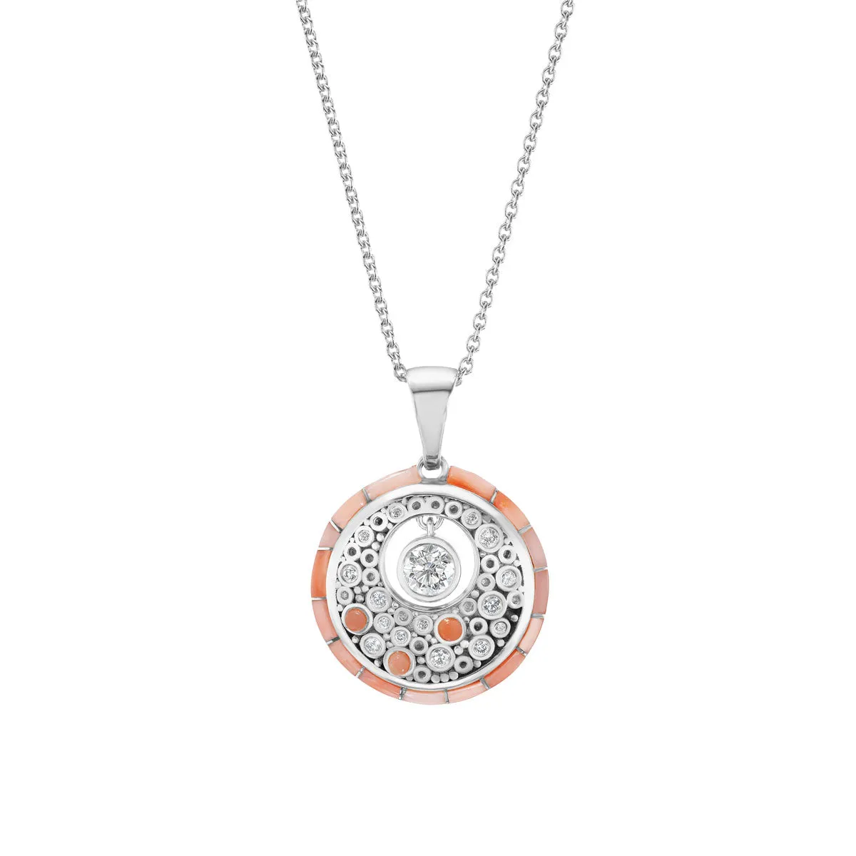 Galaxy Pendant Small (Pink Coral)