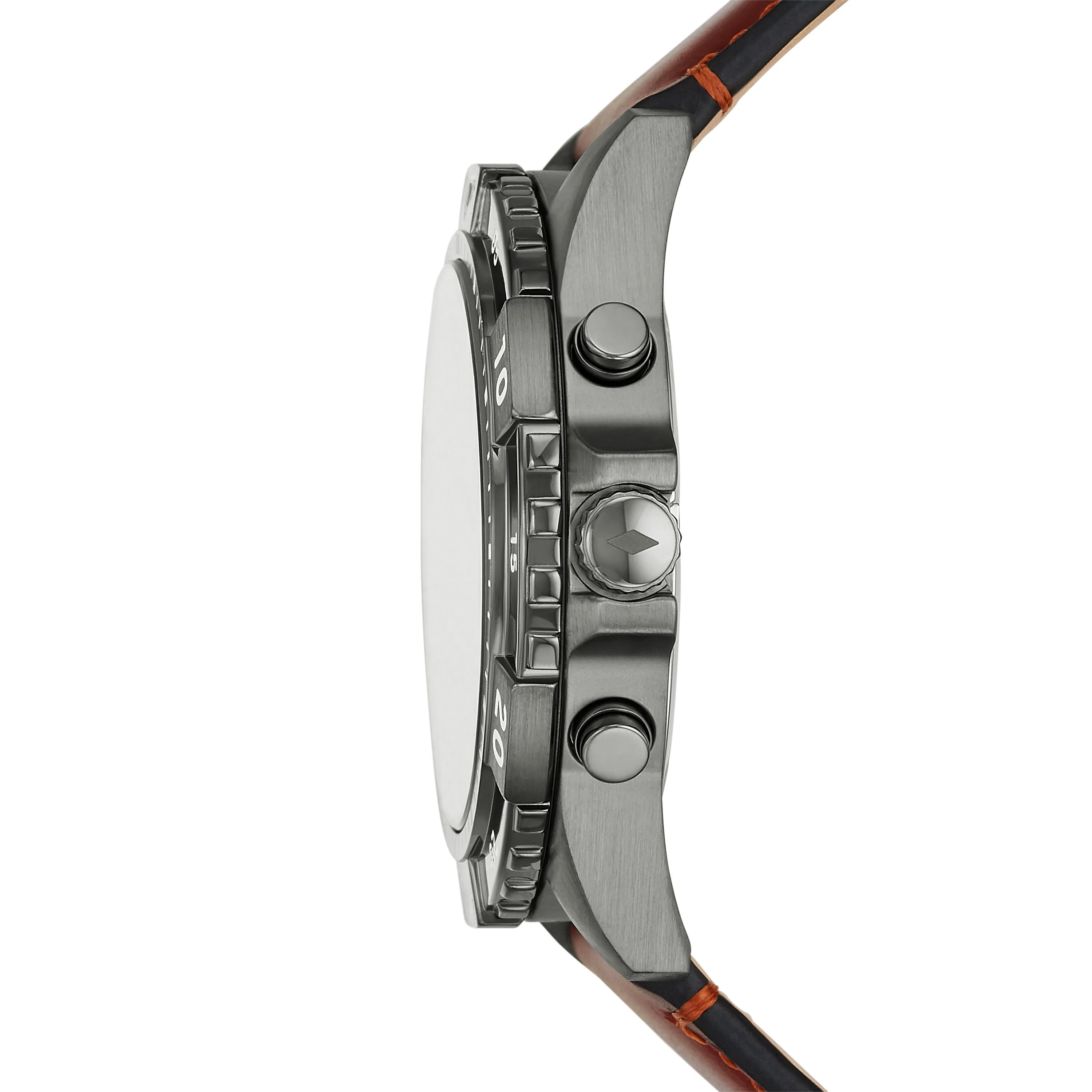 Garrett Chronograph Brown Leather Watch