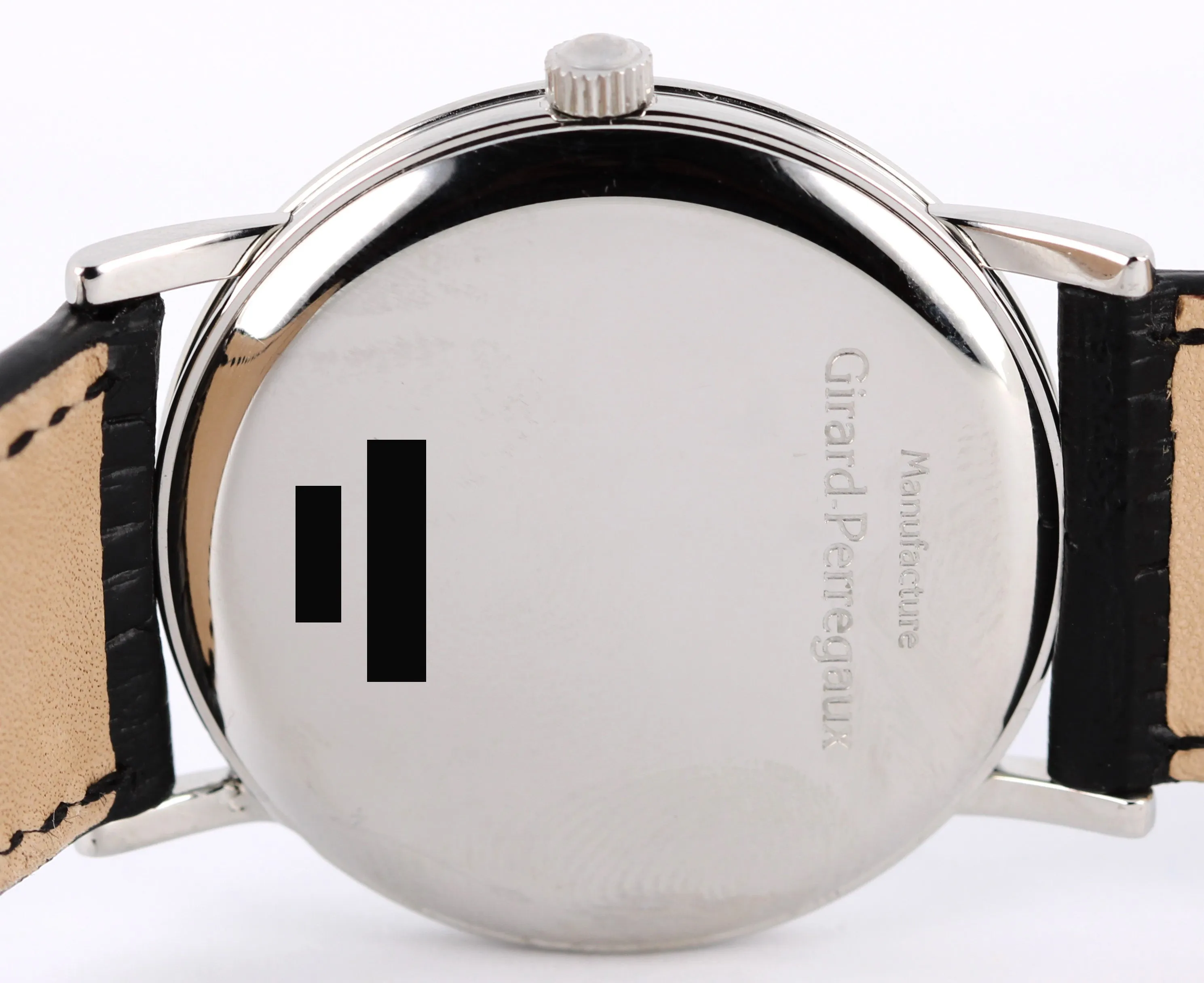 Girard Perregaux Classique Stainless Steel White Roman Numeral 34mm 4770 Watch