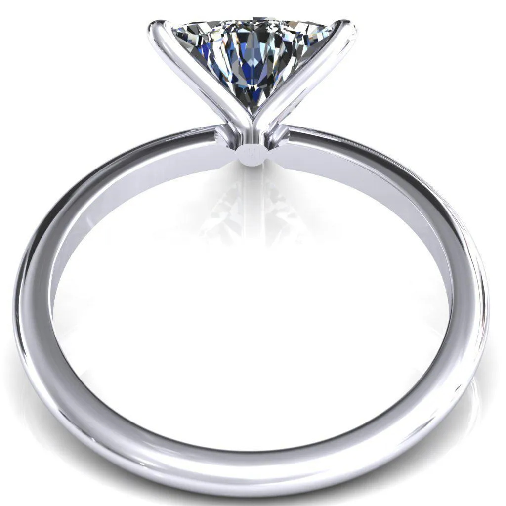 Gracey Trillion Moissanite 3-Claw Prong Engagement Ring