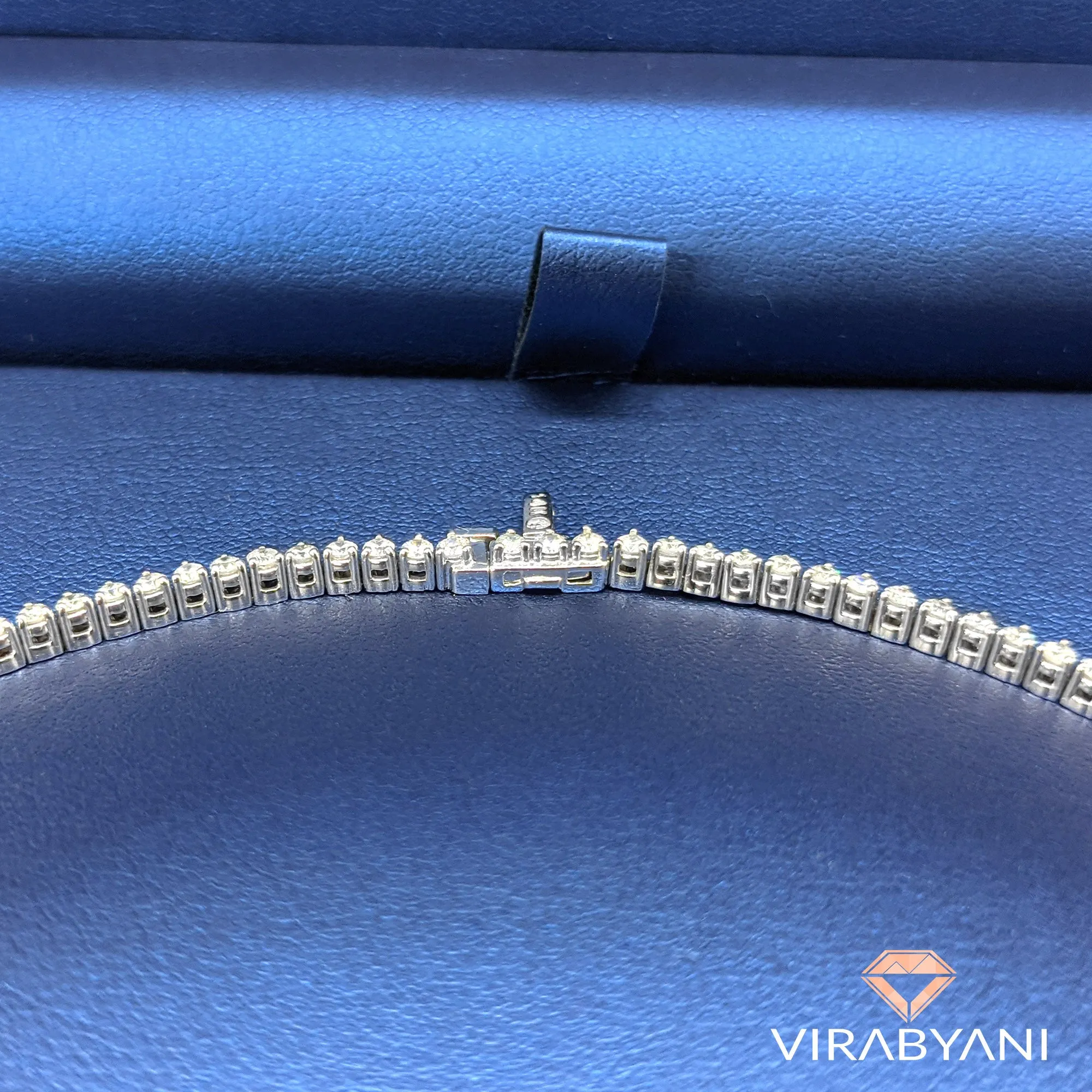 Graduated 10.0 ct. Diamond Tennis Necklace