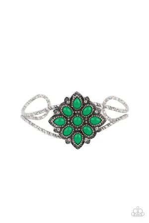 Happily Ever APPLIQUE Green Paparazzi Bracelet