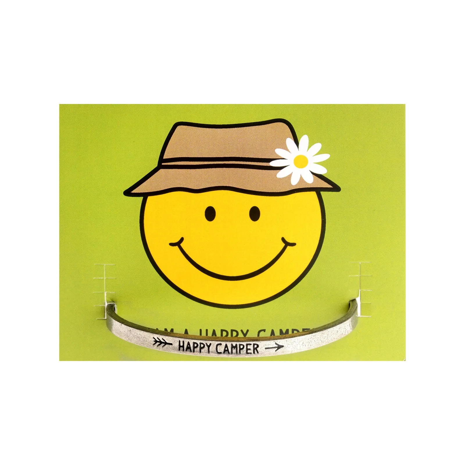 Happy Camper Quotable Cuff Bracelet