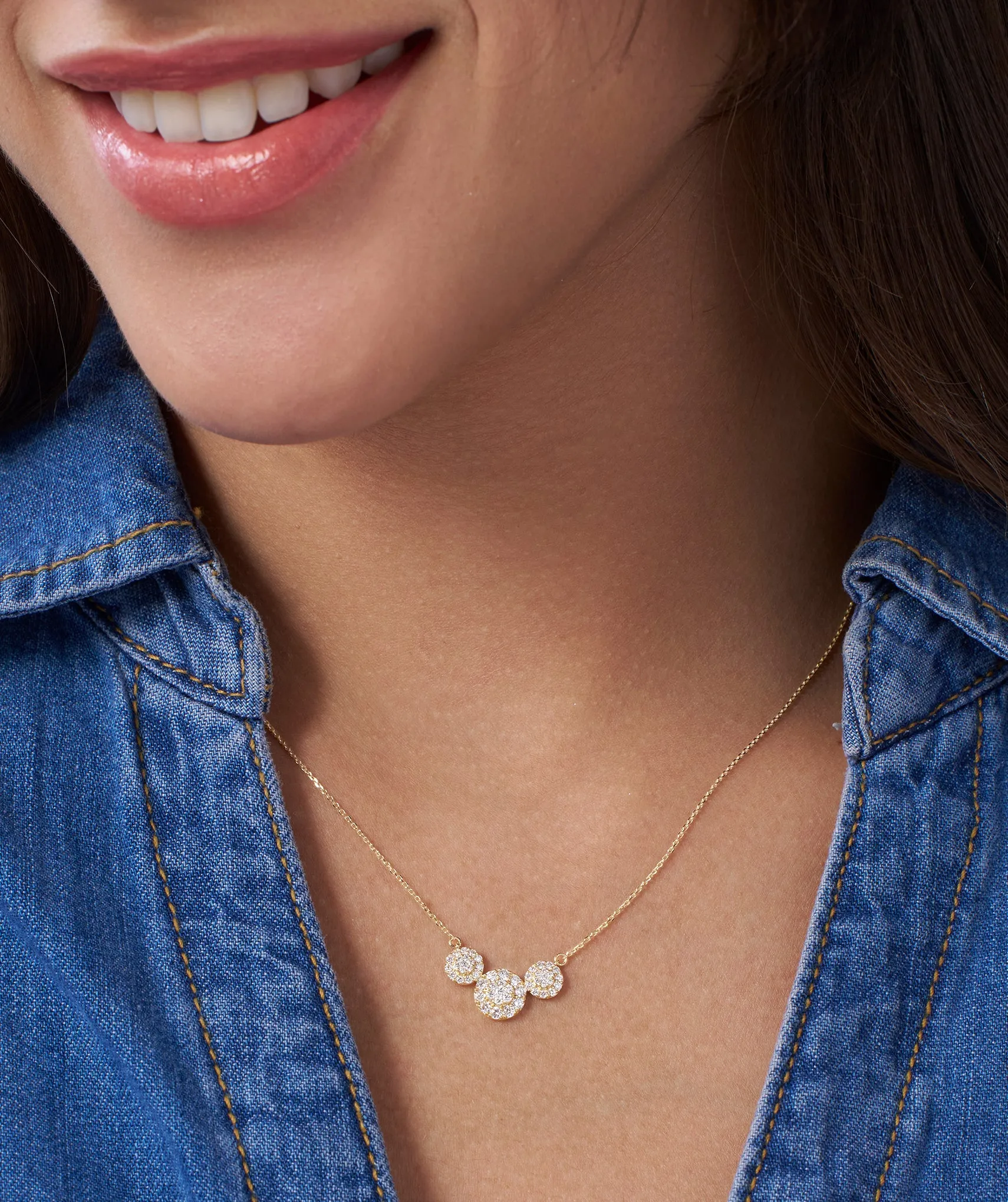 Harmony Circles Diamond Necklace