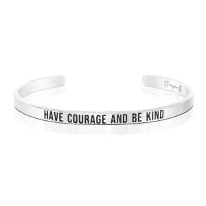 Have Courage and be Kind Mantra Bracelet Friend Encouragement Gift for Her