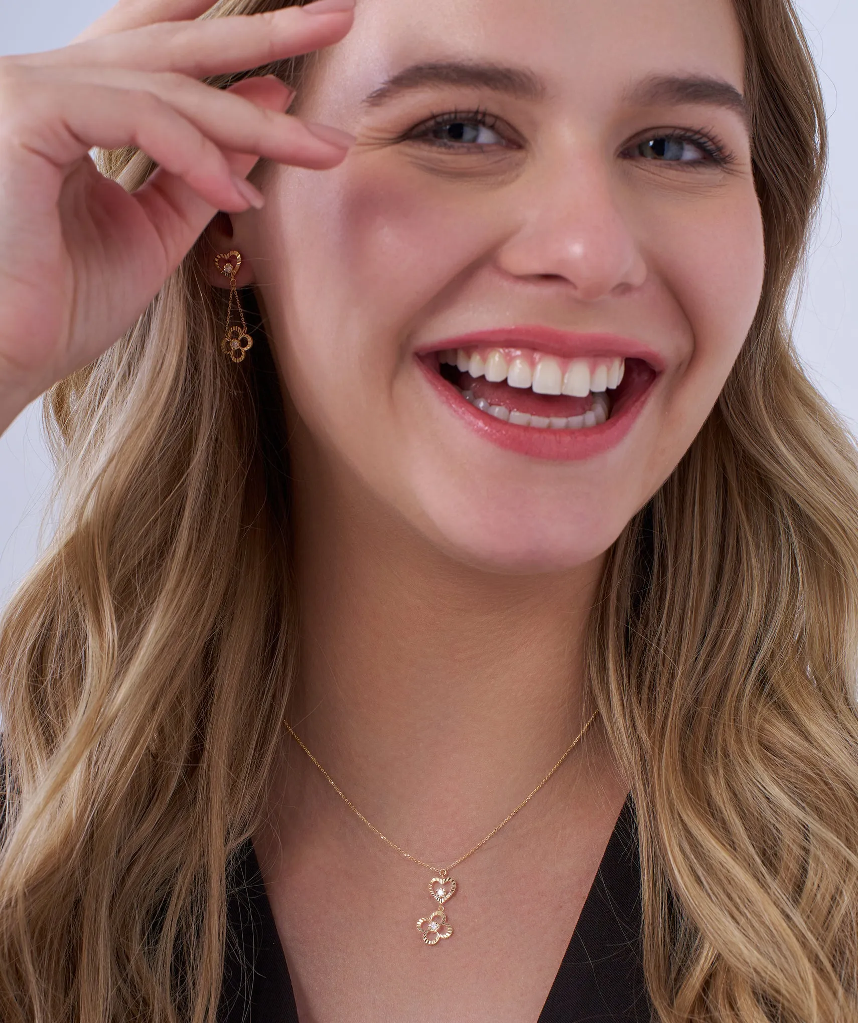 Heart & Bloom Gold Necklace