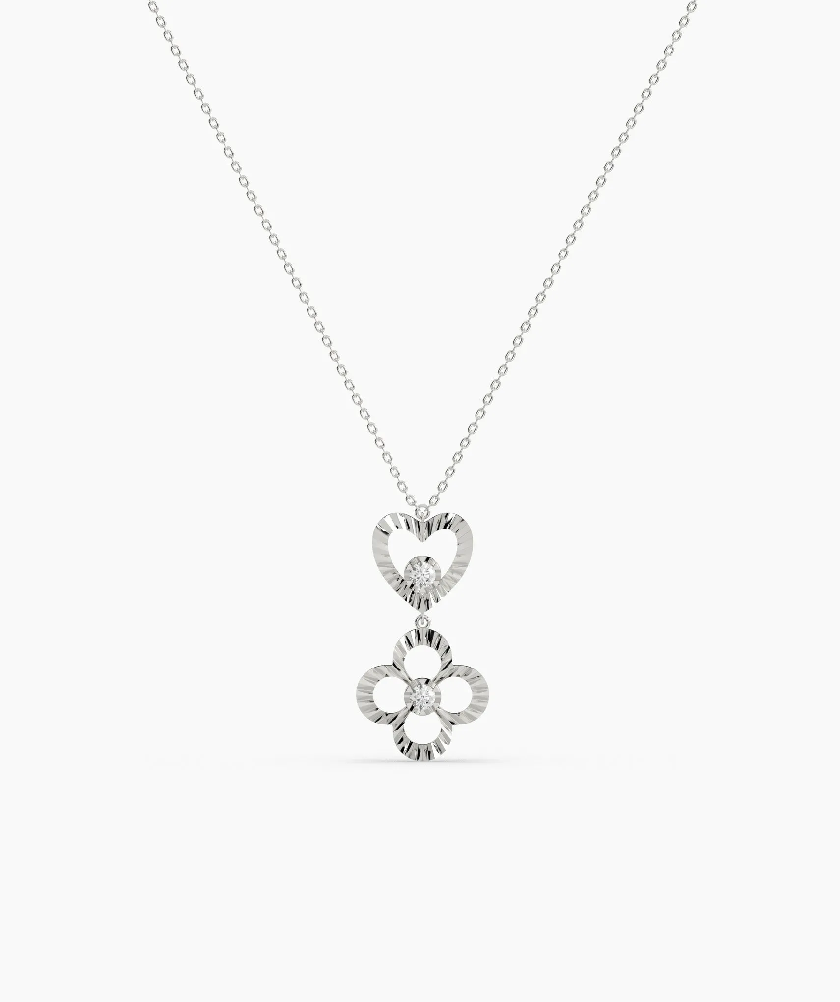 Heart & Bloom Gold Necklace
