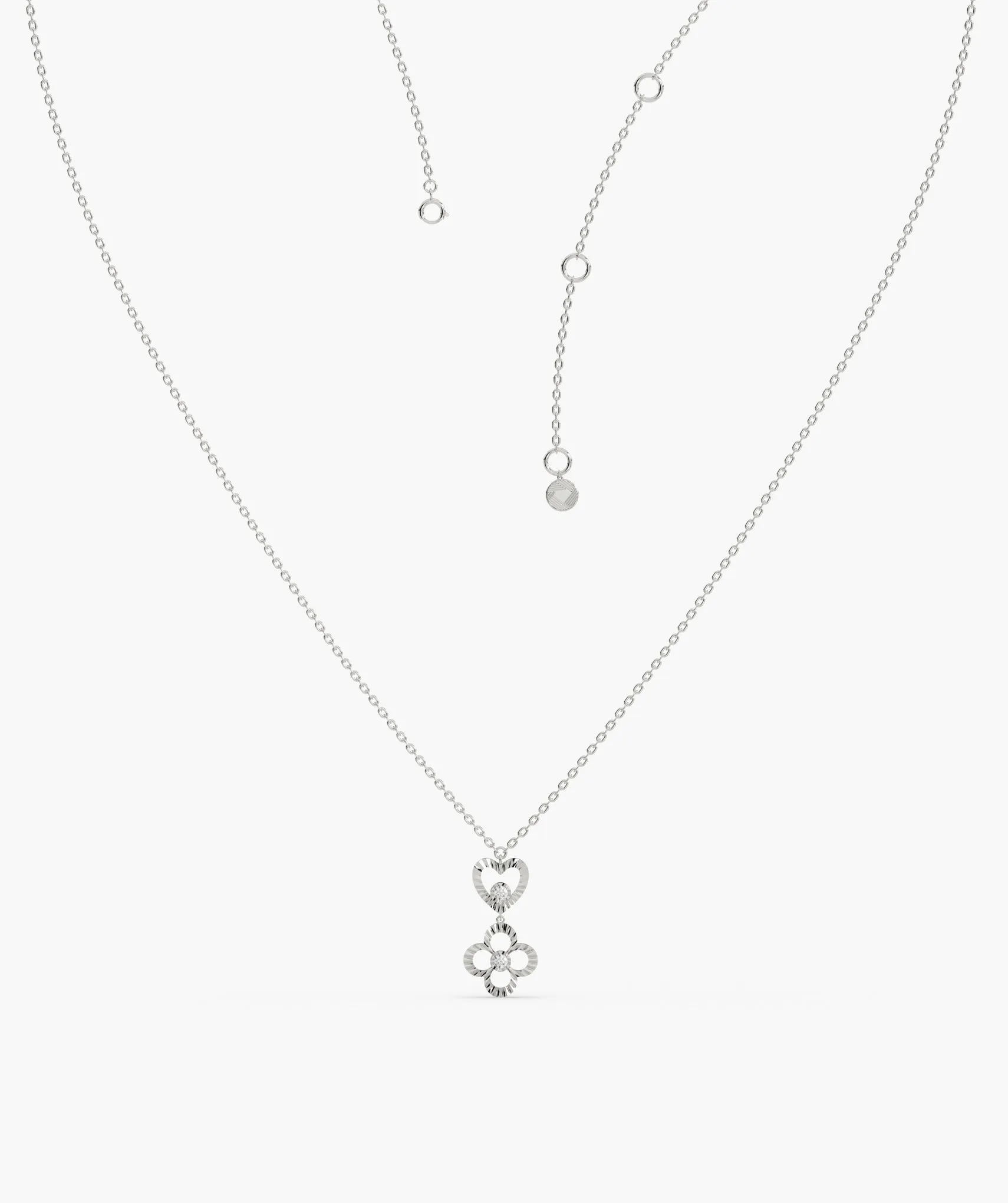 Heart & Bloom Gold Necklace