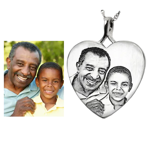 Heart Photo Pendant