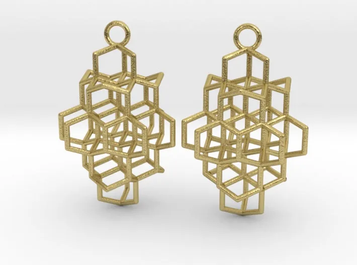 HexIcon Earrings (Metal)