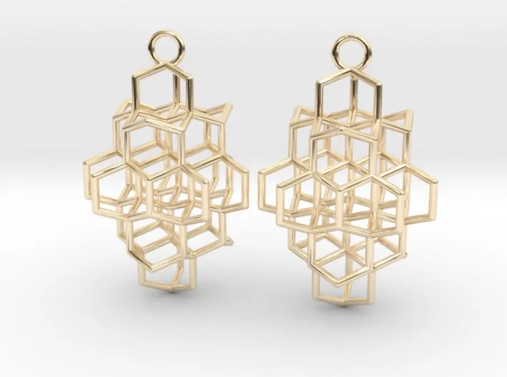 HexIcon Earrings (Metal)