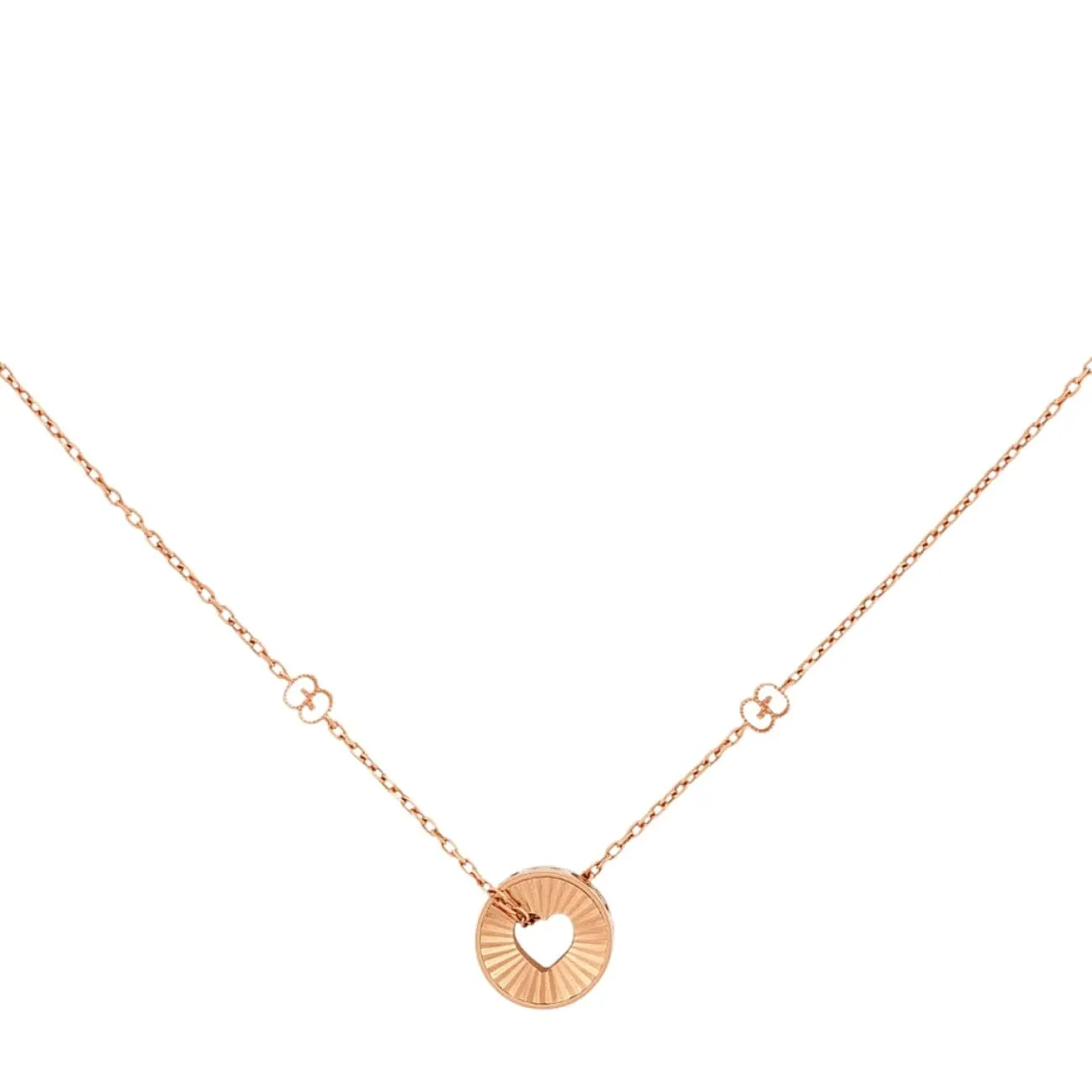 Icon Heart 18K Rose Gold Necklace
