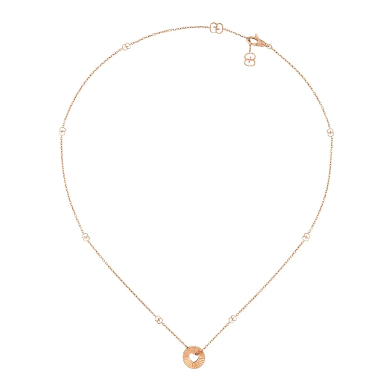 Icon Heart 18K Rose Gold Necklace