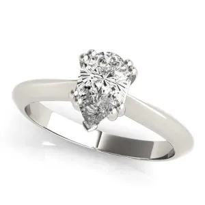 JewelMore 0.5 Carat & 1 Carat Certified 14K Solitaire Oval Cut Diamond Engagement Ring for women (G-H Color, SI-VS Clarity)