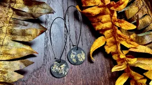 Keum-boo Earrings by Andrew Thornton