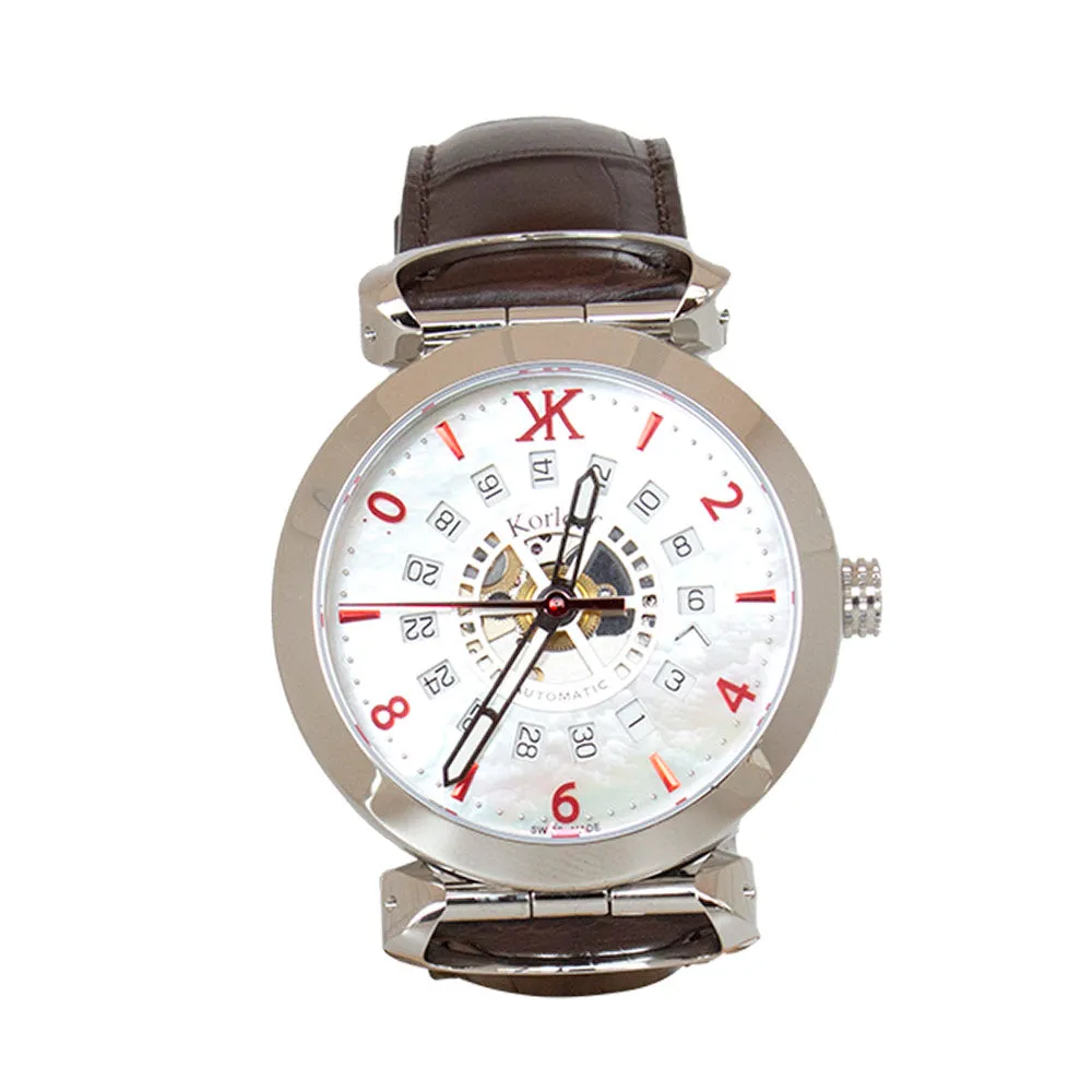 Korloff Mens Watch Automatic Stainless Steel Case