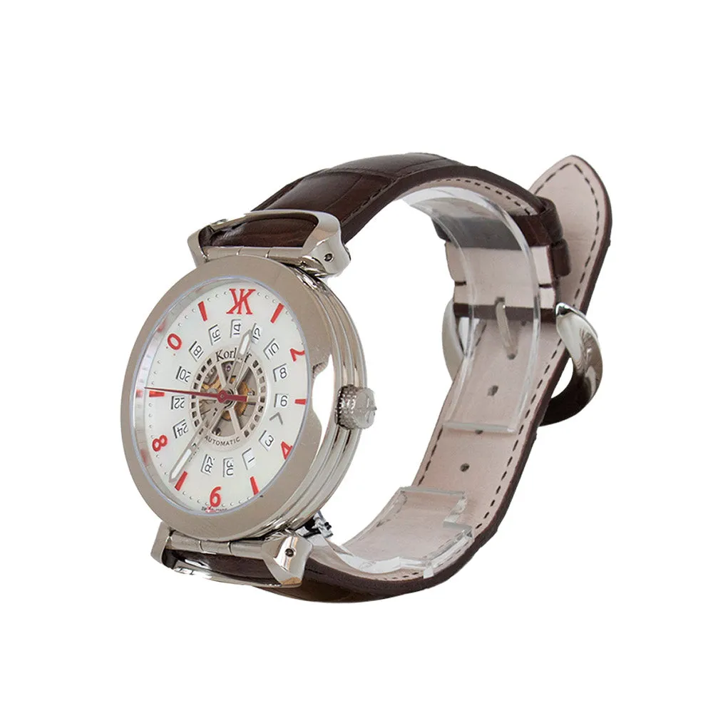 Korloff Mens Watch Automatic Stainless Steel Case
